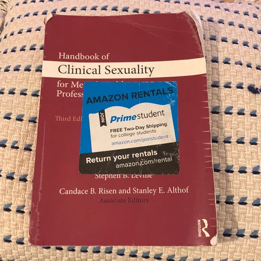 Handbook of Clinical Sexuality, 3rd Edition, edited by Stephen B. Levine